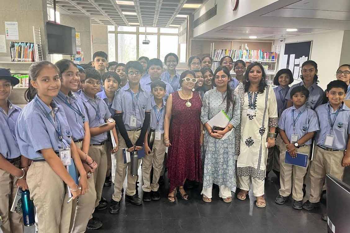 Enriching Cultural Knowledge and Language Skills: Grade 7's Visit to the French Library