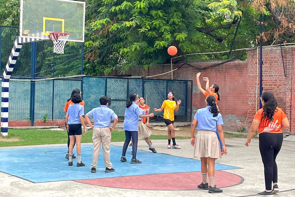Inter-House Basketball Competition for Girls