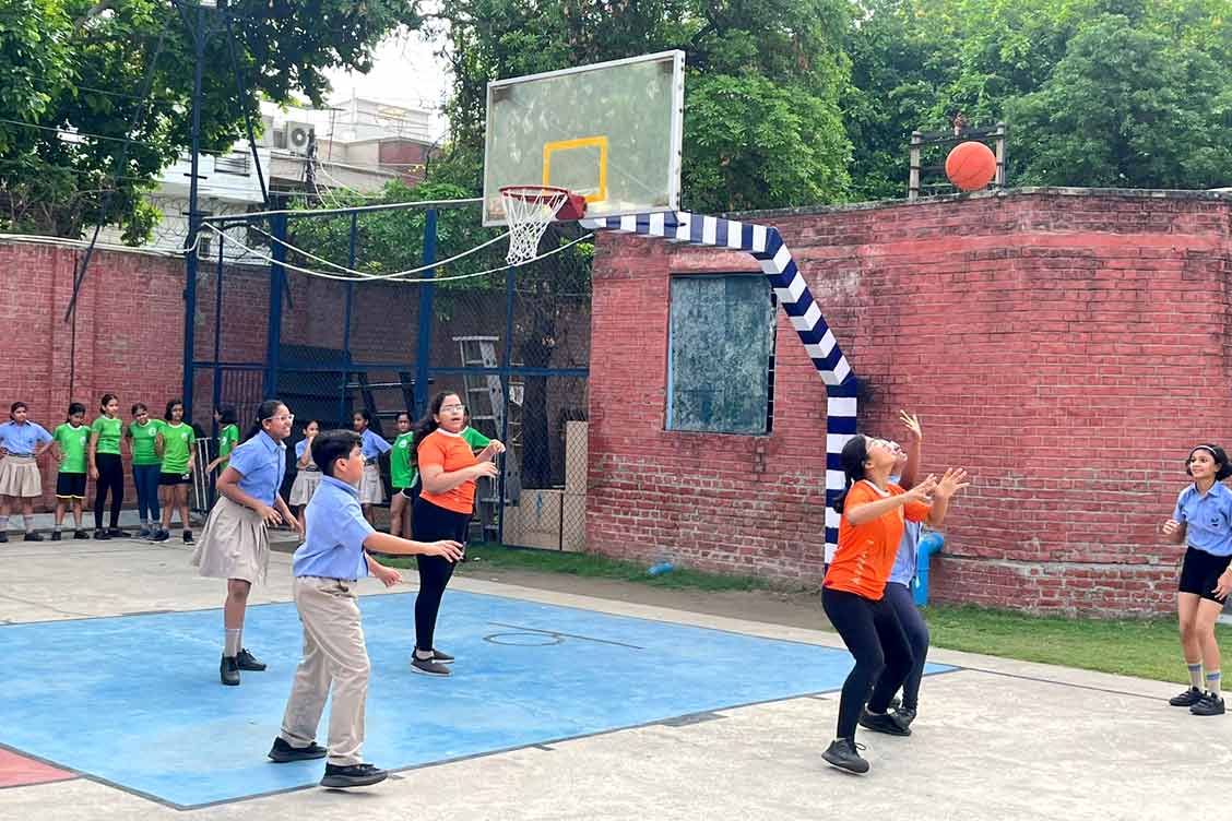 Inter-House Basketball Competition for Girls