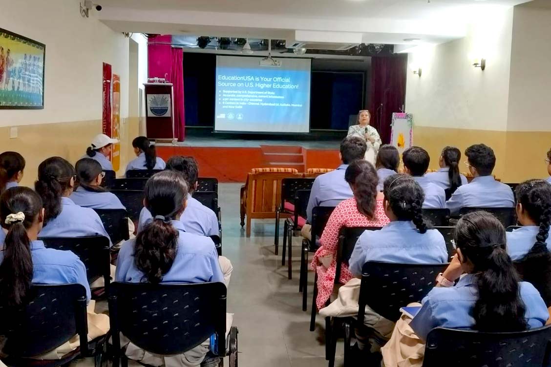 Workshop on Higher Studies in the U.S. for Class XII Students