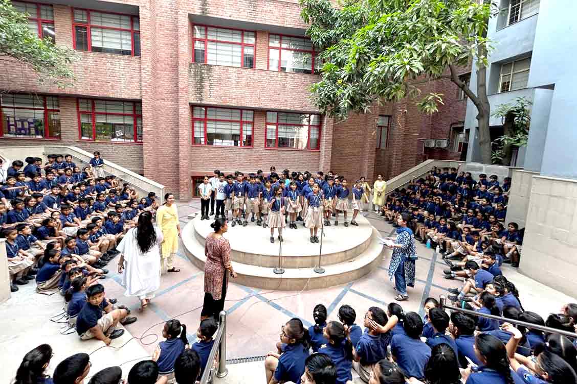 Heartwarming Assembly by Class 3B at TKS Noida
