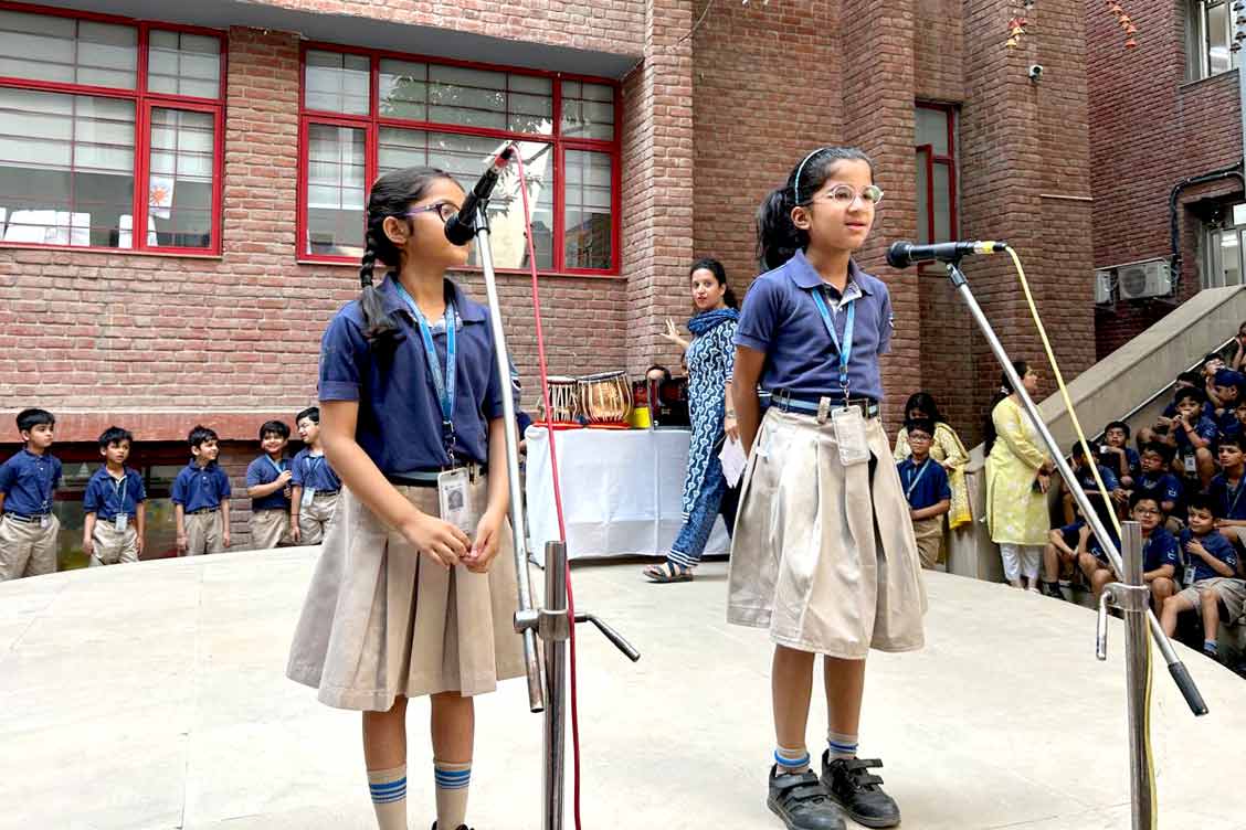 Heartwarming Assembly by Class 3B at TKS Noida