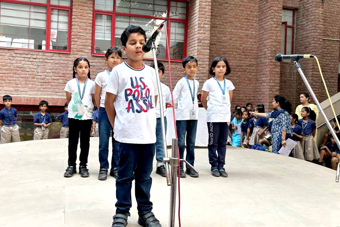 Heartwarming Assembly by Class 3B at TKS Noida