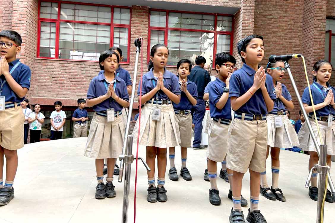 Heartwarming Assembly by Class 3B at TKS Noida