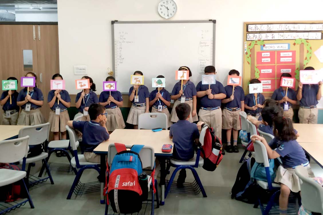 The Khaitan School Celebrates Book Week with Enthusiastic First and Second Graders