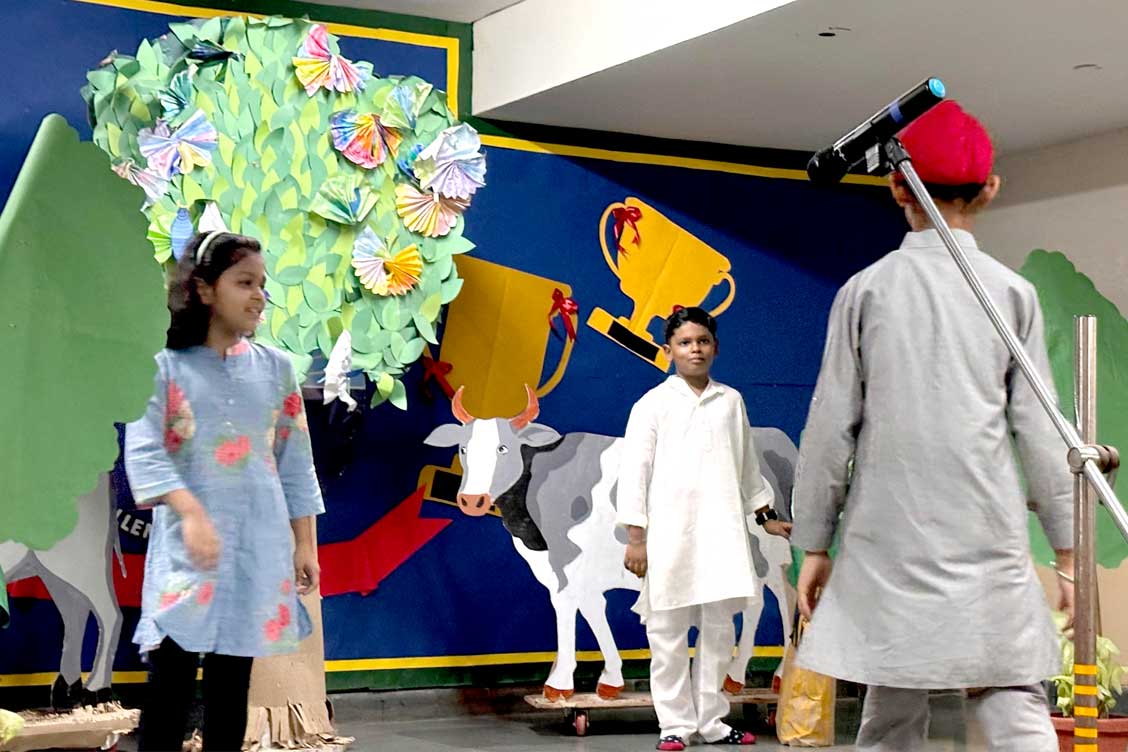 Class 4B's Assembly on Nature Conservation: A Call to Protect the Environment