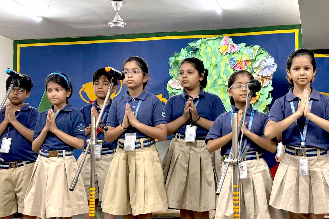 Class 4B's Assembly on Nature Conservation: A Call to Protect the Environment