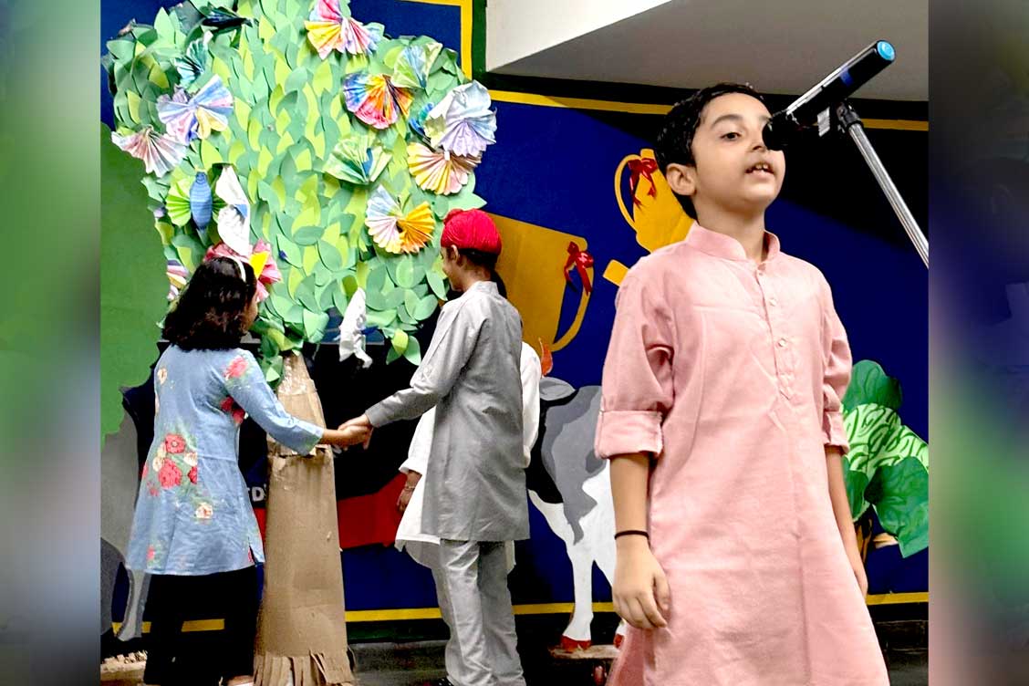 Class 4B's Assembly on Nature Conservation: A Call to Protect the Environment