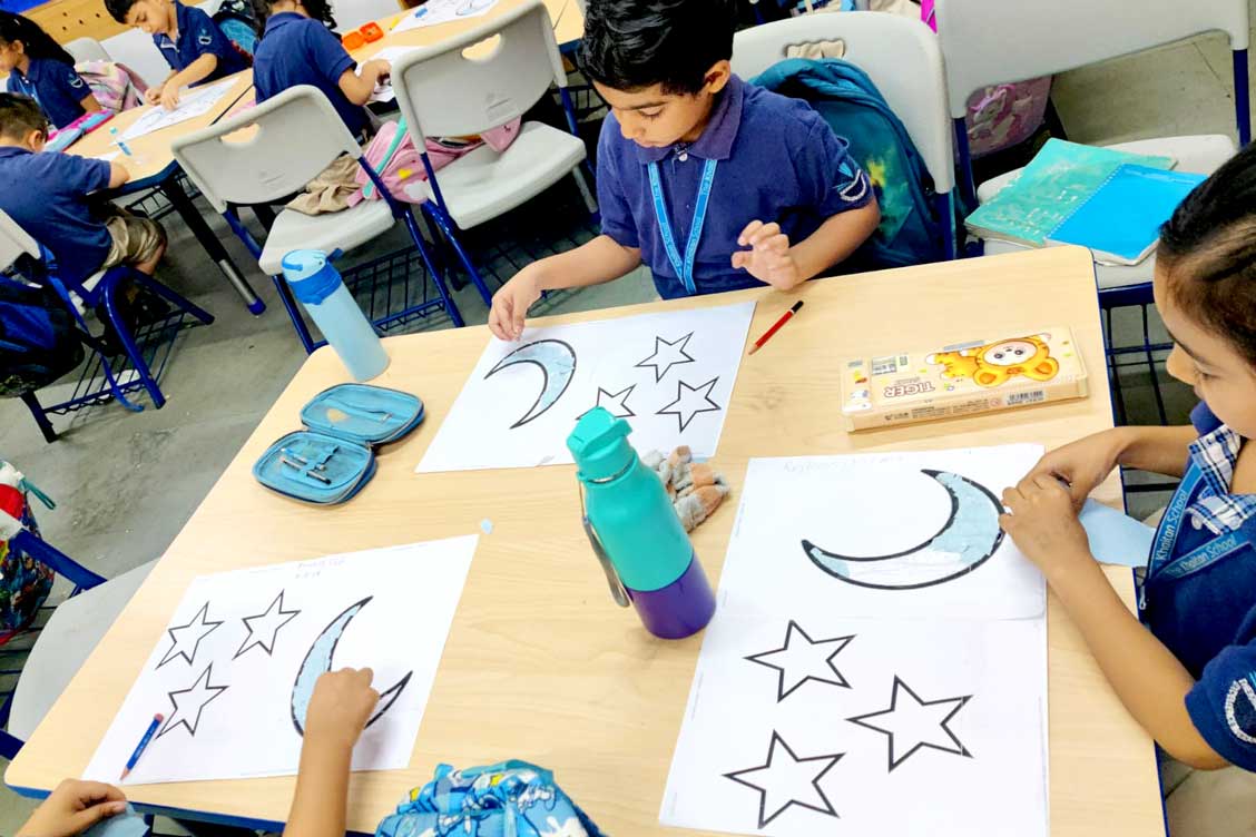 The Khaitan School Celebrates Book Week with Enthusiastic First and Second Graders