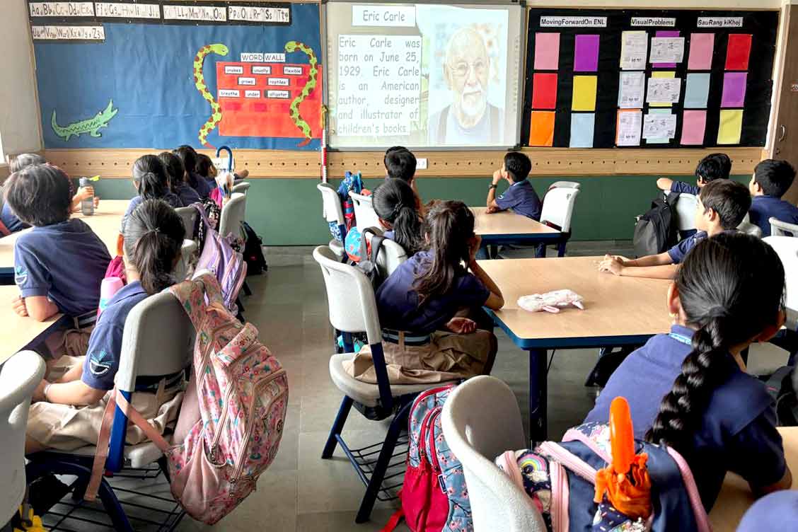 The Khaitan School Celebrates Book Week with Enthusiastic First and Second Graders