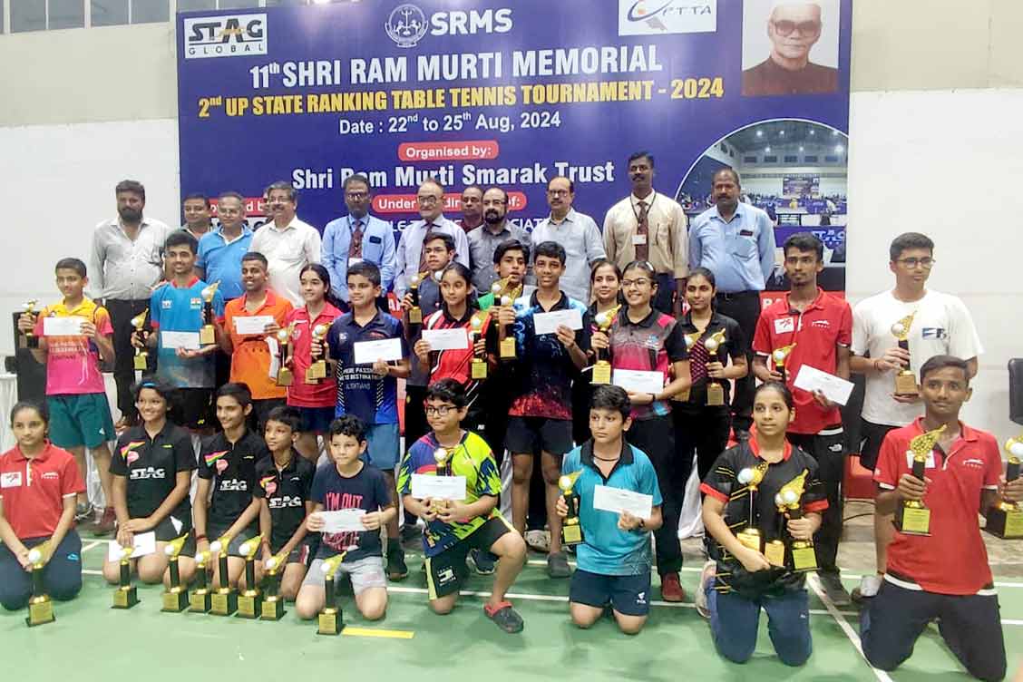 Garv Singla Shines at 2nd U.P. State Ranking Table Tennis Tournament