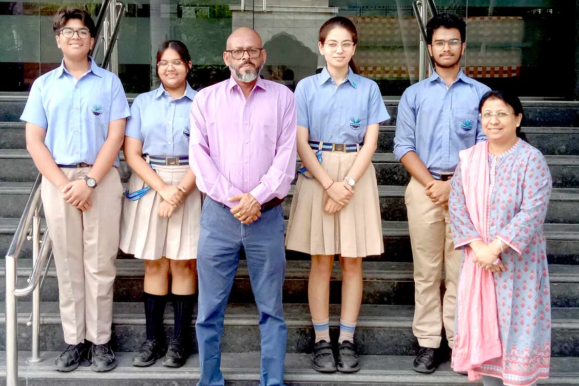 The Khaitan School Students Shine in Youth Ideathon 2024