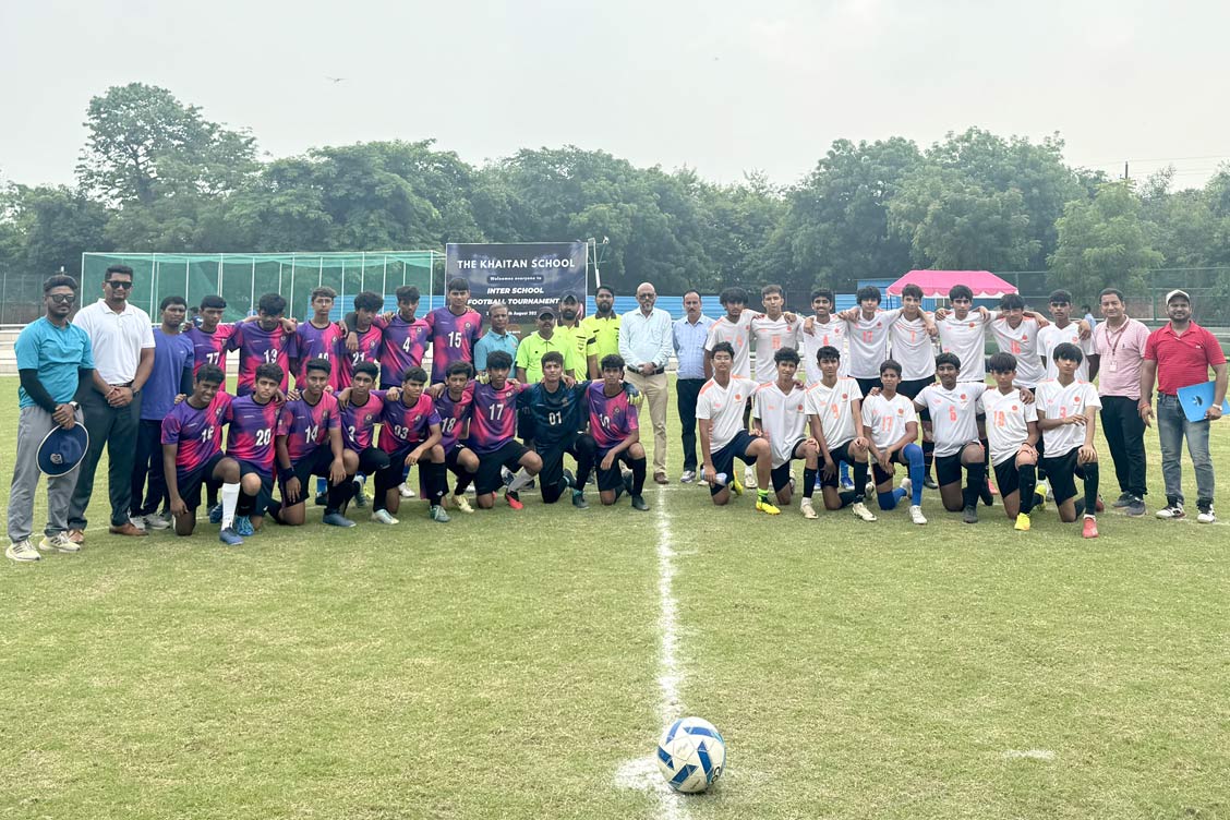 Thrilling Finale Marks Success of Inter-School Football Tournament at The Khaitan School Noida
