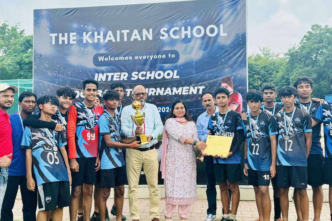 Thrilling Finale Marks Success of Inter-School Football Tournament at The Khaitan School Noida