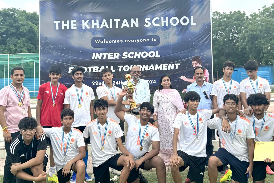 Thrilling Finale Marks Success of Inter-School Football Tournament at The Khaitan School Noida
