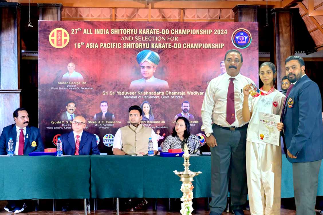 Prisha Anand Wins Gold at 27th All India ShitoRyu Karate-Do Championship 2024