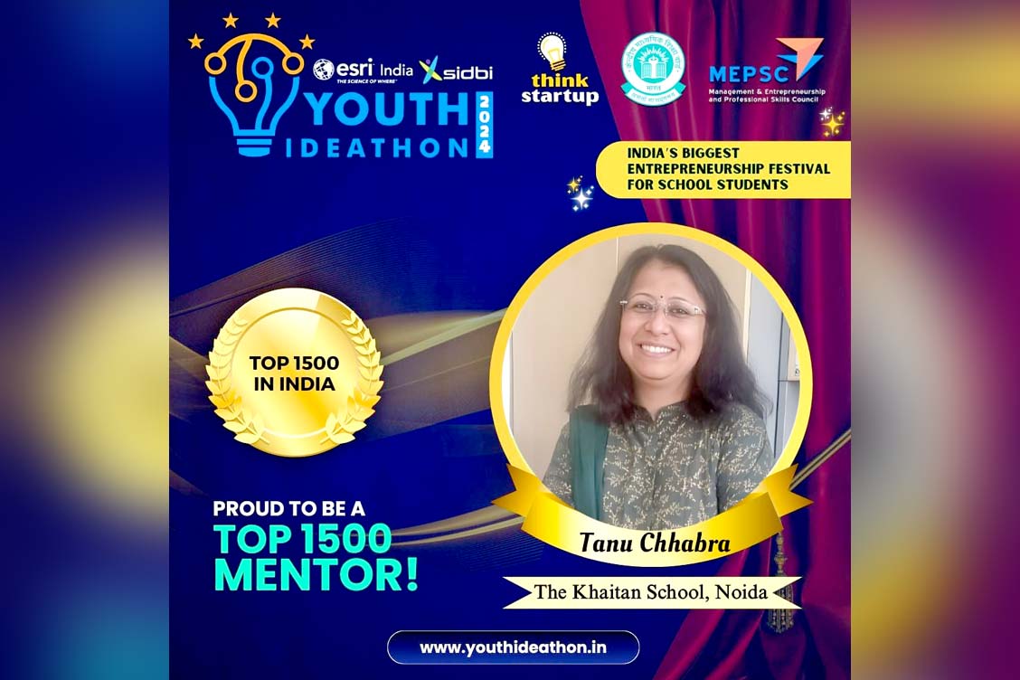 The Khaitan School Students Shine in Youth Ideathon 2024