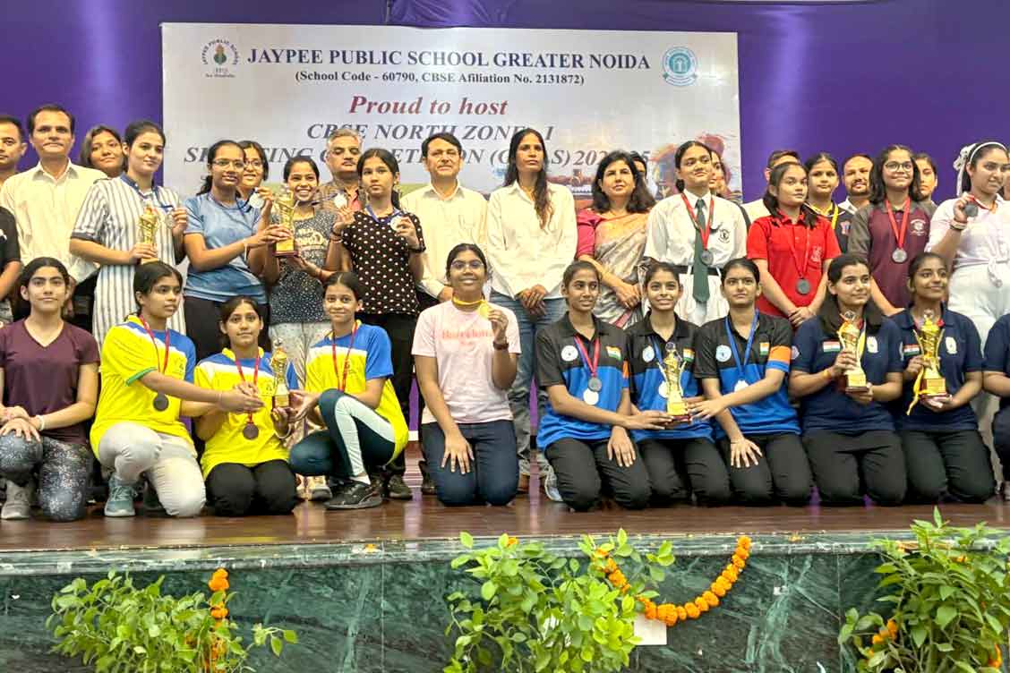 Priyanshi Purva of The Khaitan School Shines at the CBSE Zonal Shooting Competition