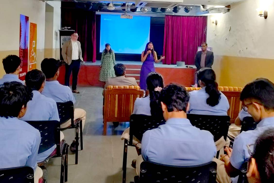Workshop on Higher Studies in the U.S. Empowers Class XII Students at The Khaitan School
