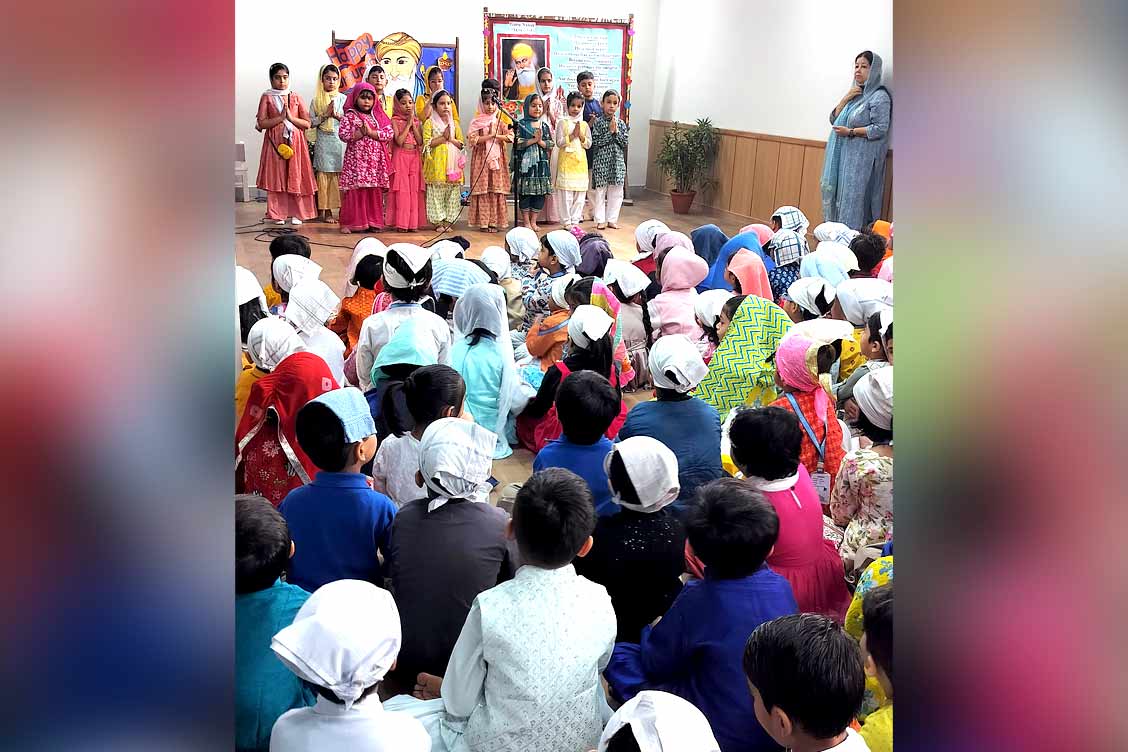 Gurpurab Celebration at ECCE Wing at The Khaitan School, one of the best schools in Noida: A Day of Learning and Reverence