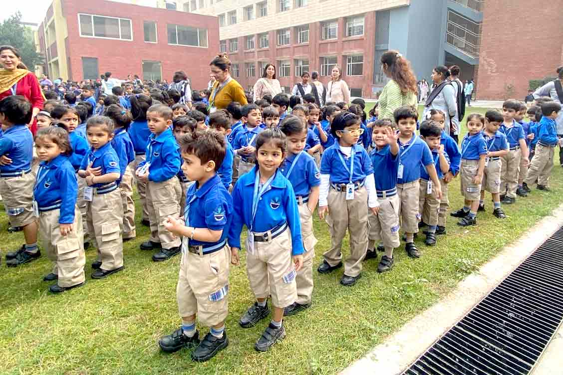 ECCE Wing of The Khaitan School Conducts Mock Fire Drill to Teach Fire Safety