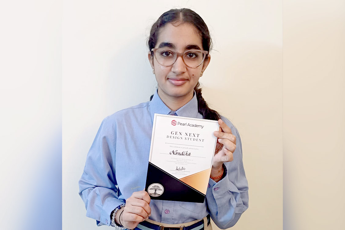 Celebrating Artistic Excellence: Nandika Sharma from The Khaitan School Wins Prestigious Award at Pearl Academy