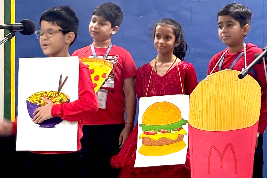 Class 3F Assembly on Healthy Eating Habits: A Lesson for Life