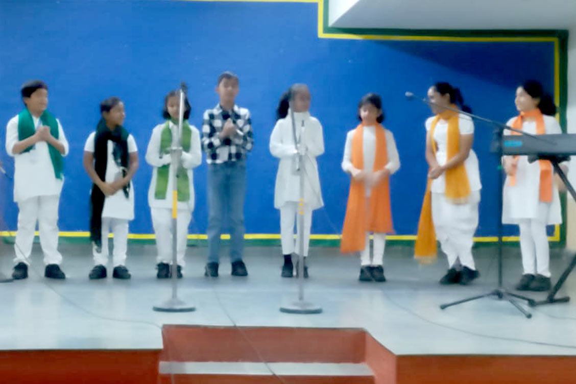 Class 4F of The Khaitan School Enlightens All on Constitution Day