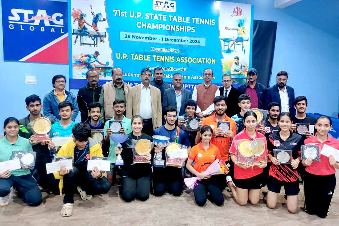 Garv Singla Shines at the 71st U.P. State Table Tennis Championship