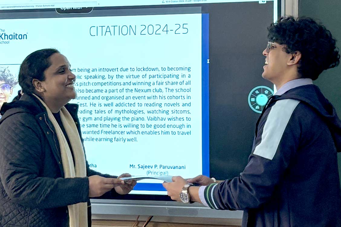 The Khaitan School Celebrates Student Achievements at Citation Ceremony