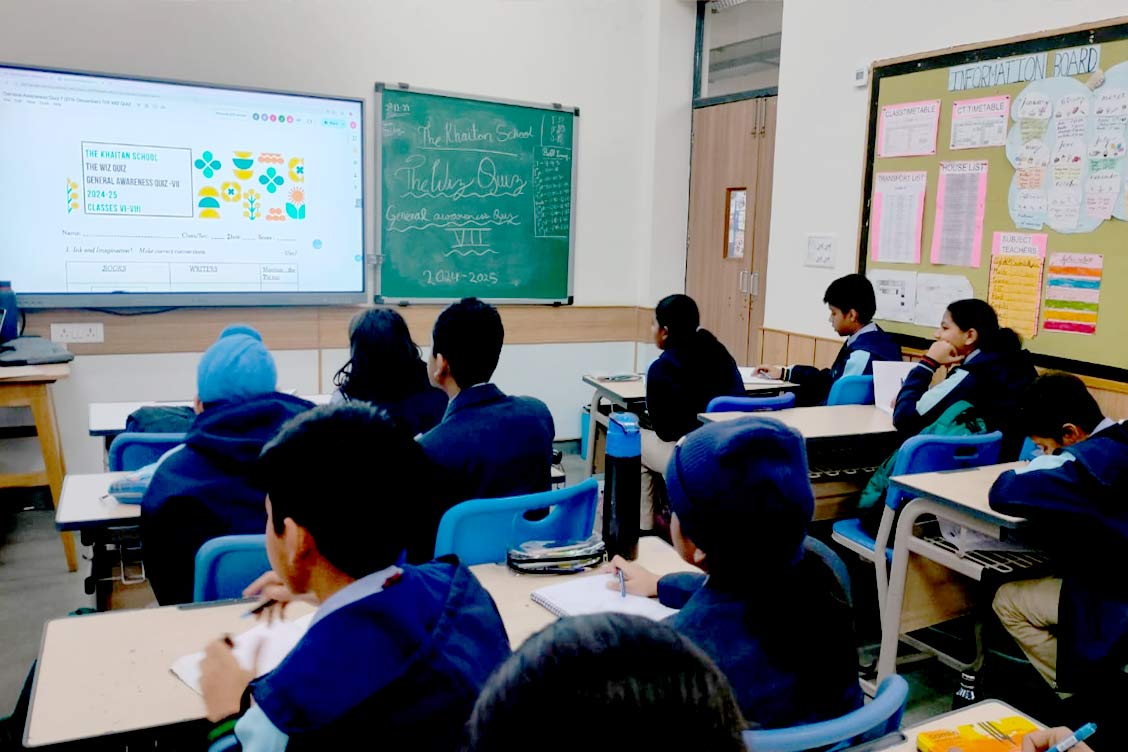 Wiz Quiz 7 at The Khaitan School: A Thrilling Test of Knowledge and Awareness