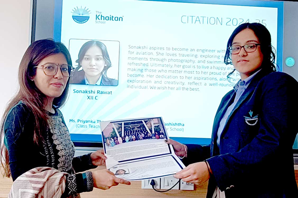 The Khaitan School Celebrates Student Achievements at Citation Ceremony