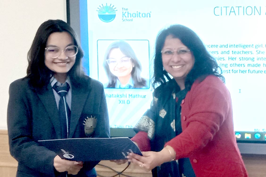 The Khaitan School Celebrates Student Achievements at Citation Ceremony