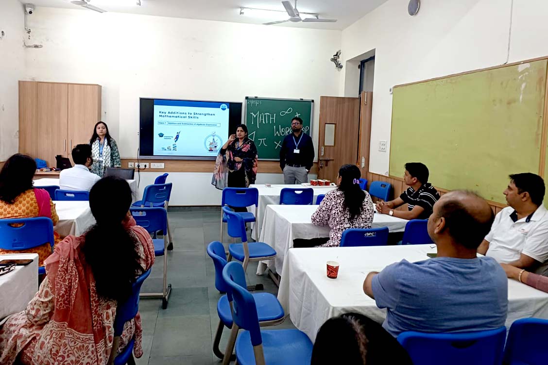 Coffee at The Khaitan School: A Warm Brew of Insights and Interaction during a Math Workshop