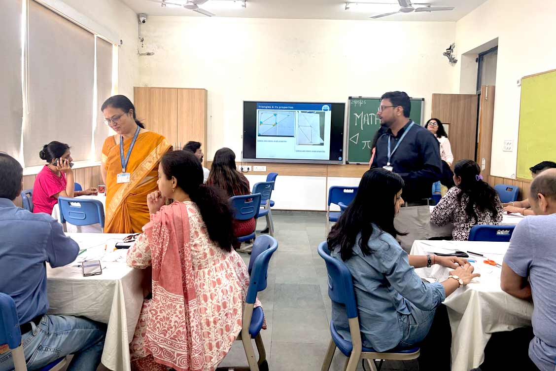 Coffee at The Khaitan School: A Warm Brew of Insights and Interaction during a Math Workshop