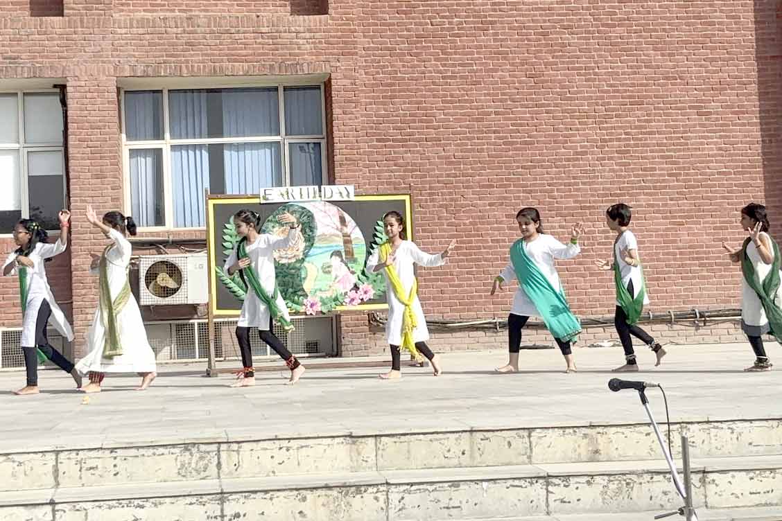 Earth Day Assembly at The Khaitan School