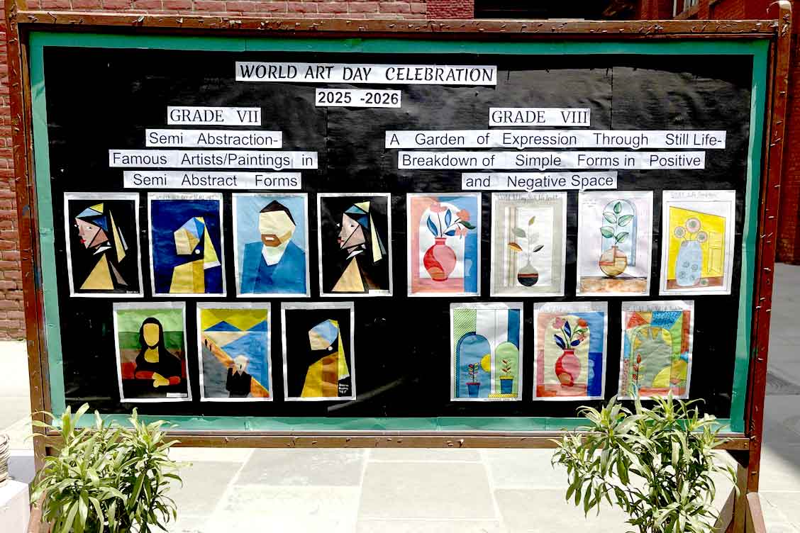 Middle Wing of The Khaitan School Celebrates World Art Day with a Vibrant Week of Creativity