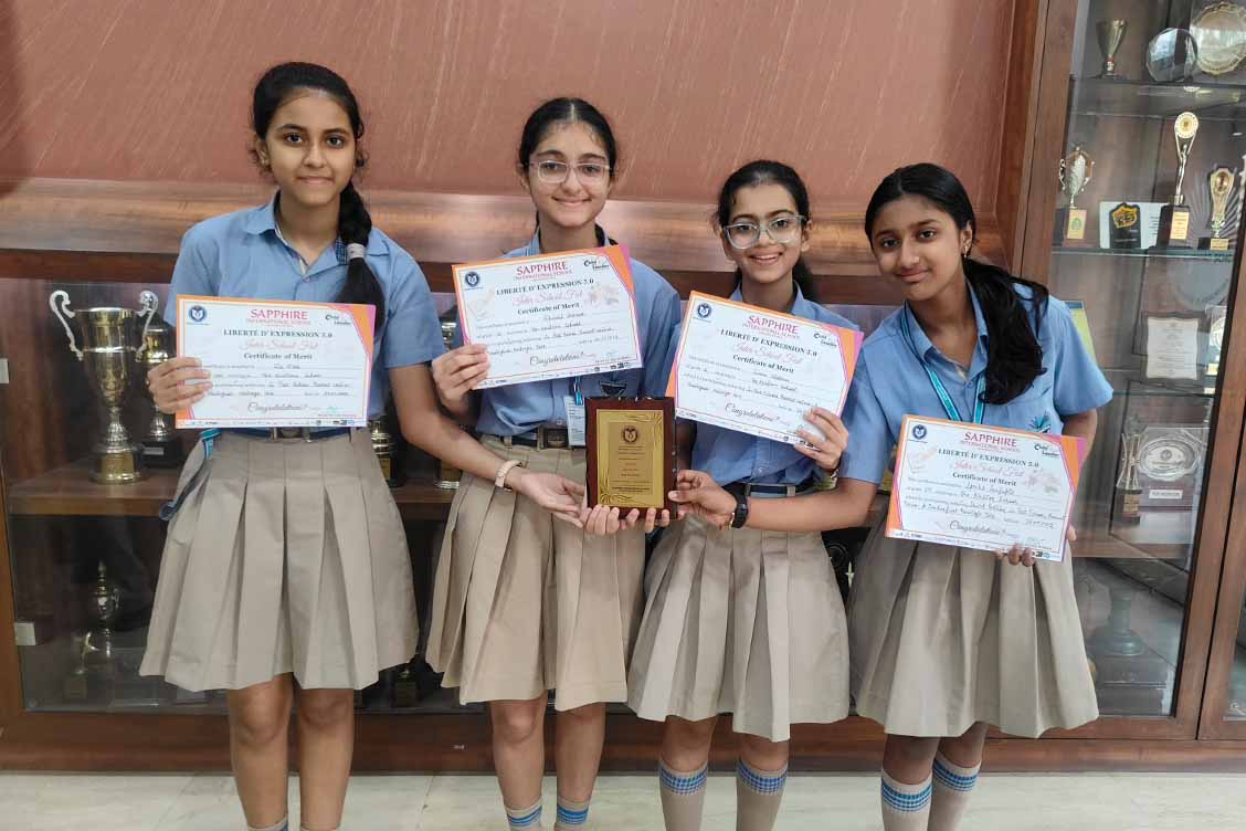 The Khaitan School Shines at German Language Competition with Third Prize Win