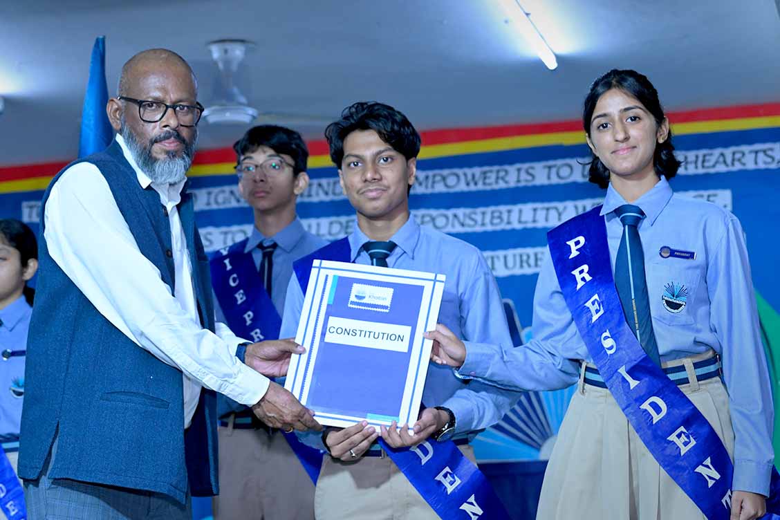 The Khaitan School Hosts Investiture Ceremony 2025–26: A Salute to Student Leadership