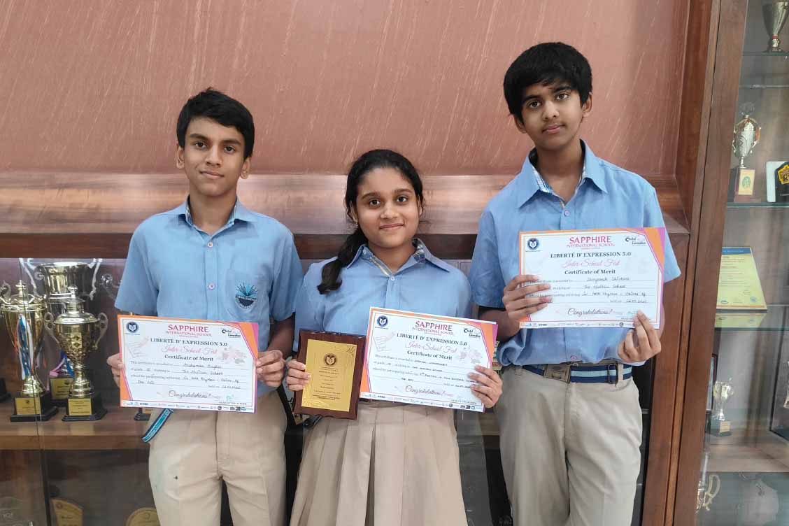 The Khaitan School Shines at German Language Competition with Third Prize Win