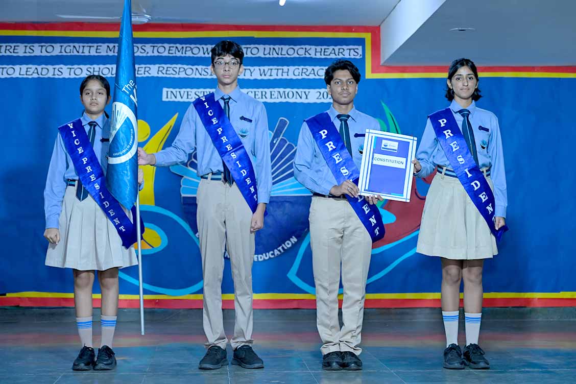The Khaitan School Hosts Investiture Ceremony 2025–26: A Salute to Student Leadership