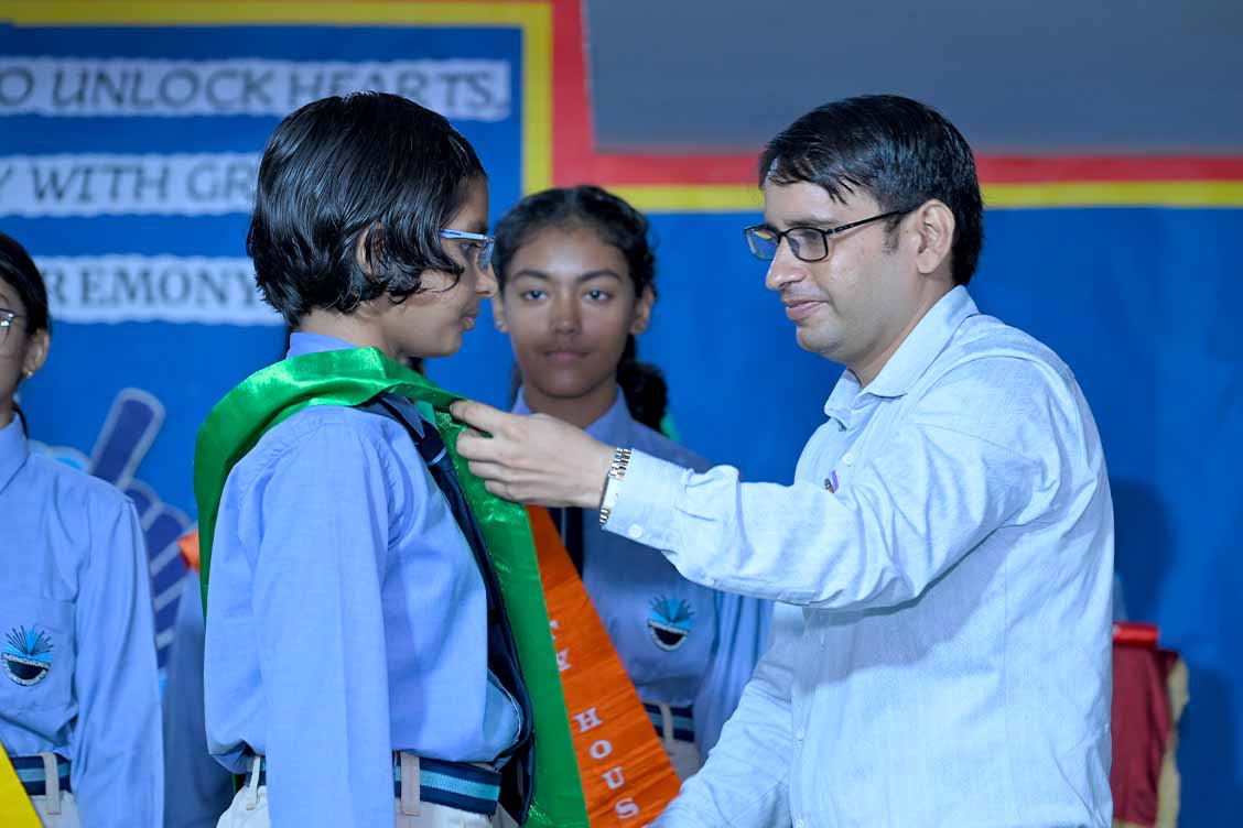 The Khaitan School Hosts Investiture Ceremony 2025–26: A Salute to Student Leadership