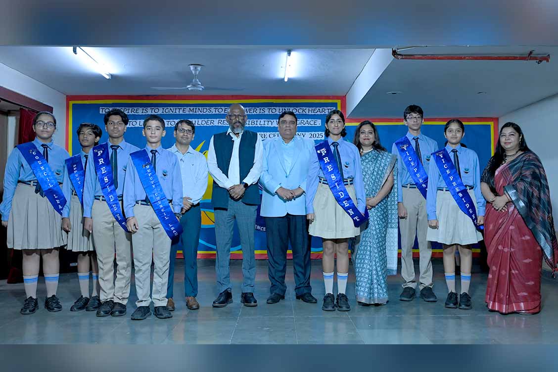 The Khaitan School Hosts Investiture Ceremony 2025–26: A Salute to Student Leadership