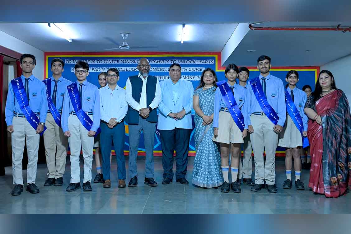 The Khaitan School Hosts Investiture Ceremony 2025–26: A Salute to Student Leadership