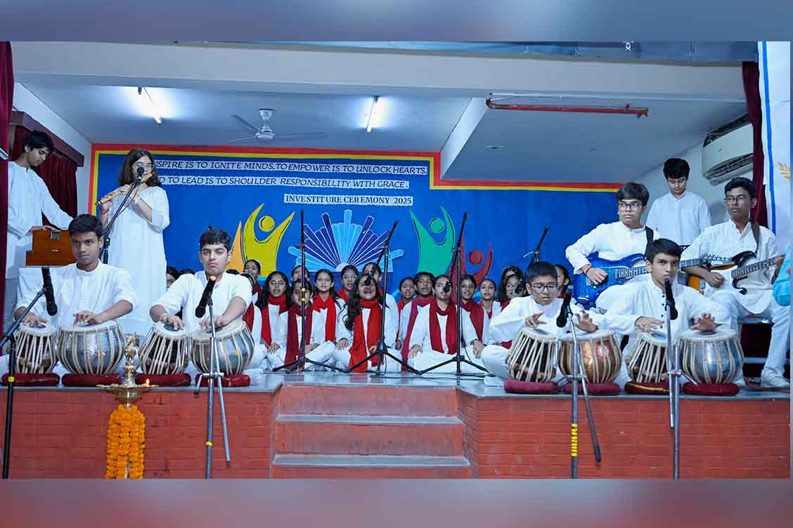 The Khaitan School Hosts Investiture Ceremony 2025–26: A Salute to Student Leadership
