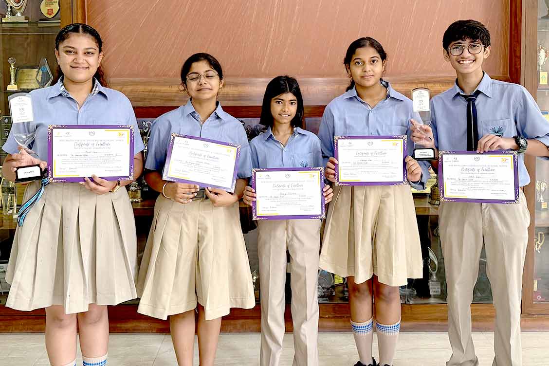 The Khaitan School Students Shine at BHISN MUN 2025 with Multiple Awards