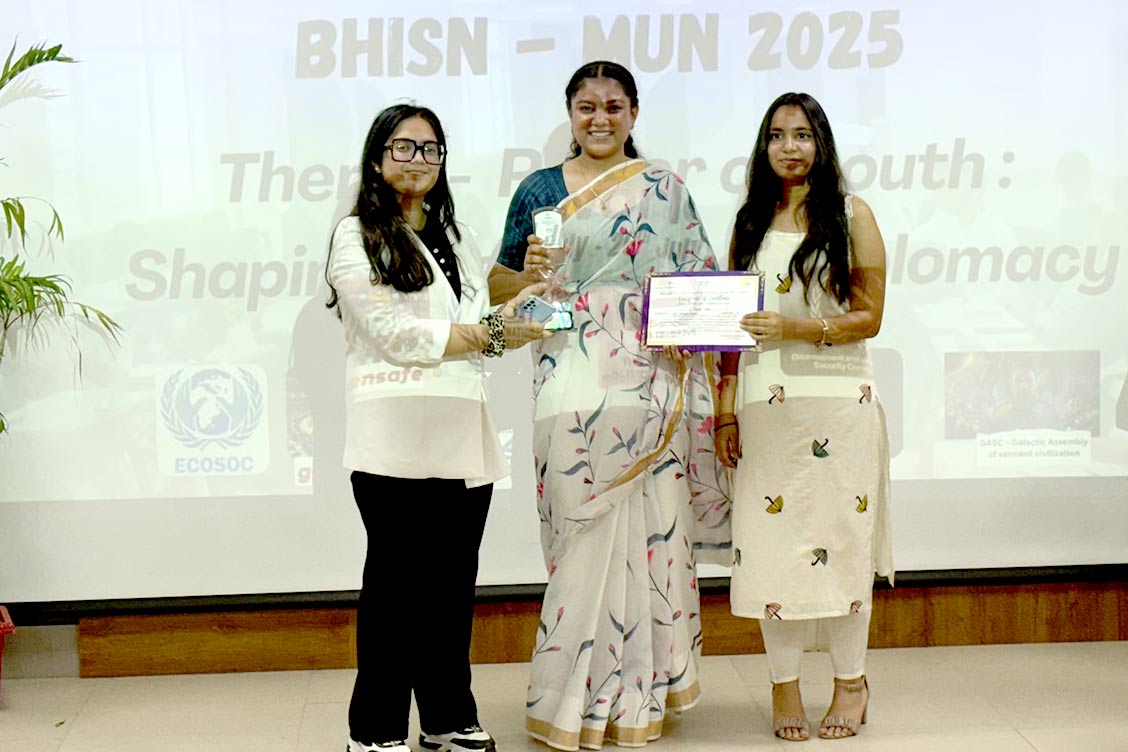 The Khaitan School Students Shine at BHISN MUN 2025 with Multiple Awards