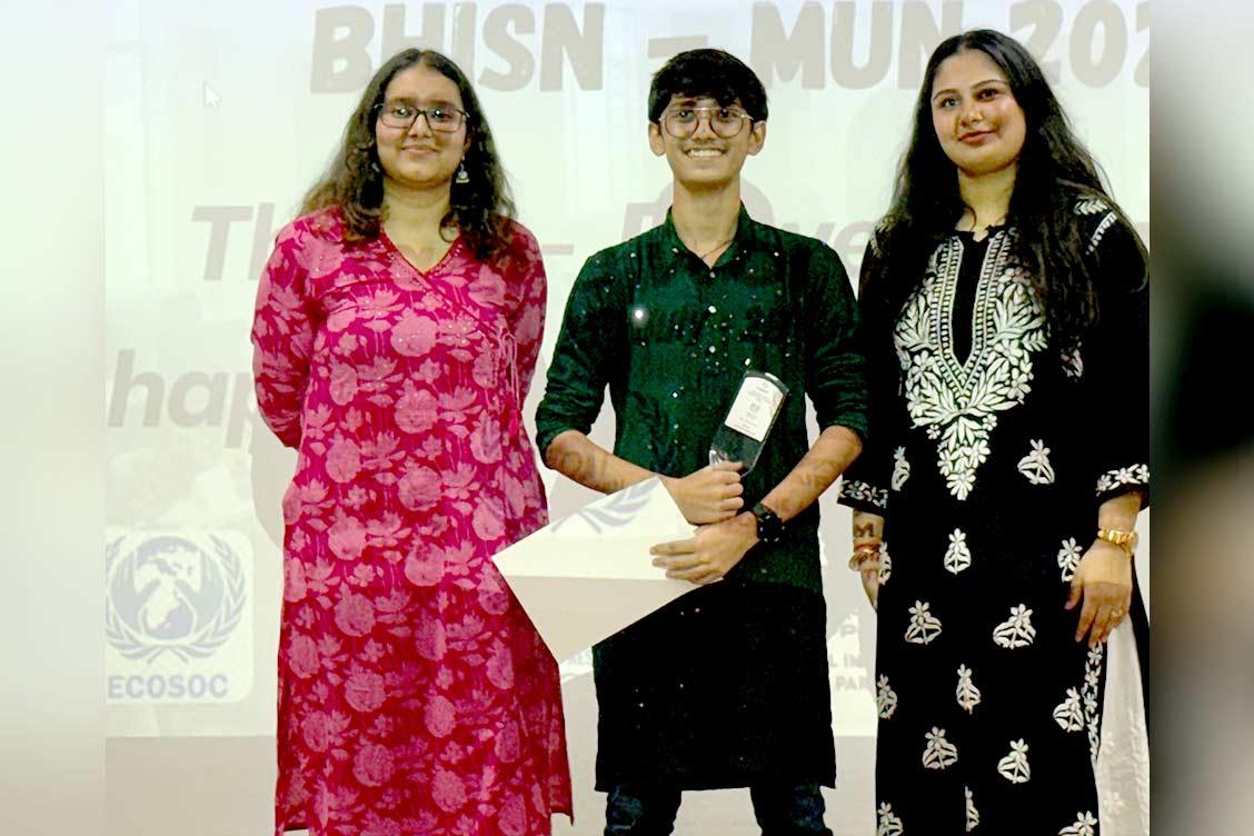 The Khaitan School Students Shine at BHISN MUN 2025 with Multiple Awards