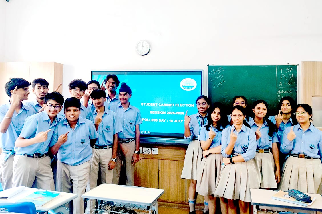 Democracy in Action: Student Cabinet Elections 2025–26 Held at The Khaitan School